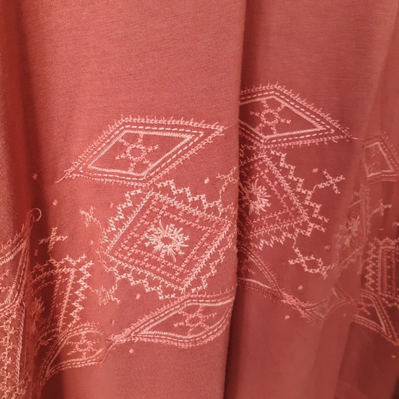 Monoreno  oversized tunic size large rust - Picture 4 of 5